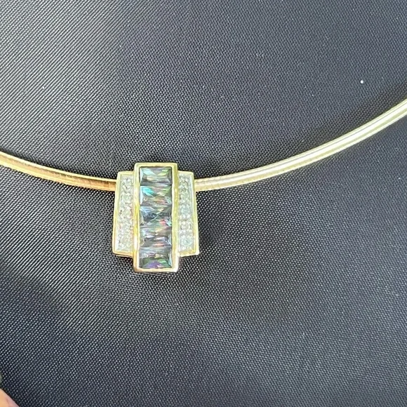 Omega Chain Necklace With Insert Clasp “just necklace “ - Picture 2 of 9